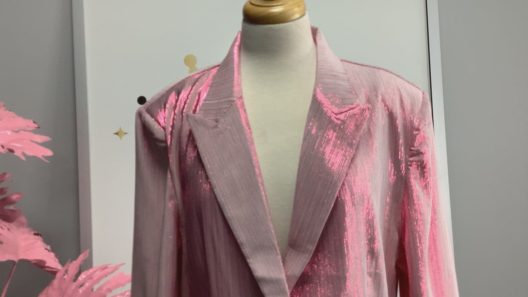 Shimmer Rosa Blazer