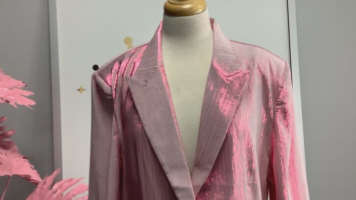 Shimmer Rosa Blazer