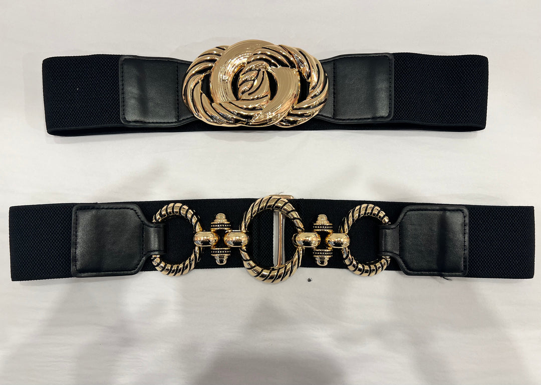 Stretchy Buckle Waist Belt